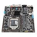 Miniatyrbillede 5 af 8: H81 Mini ITX bundkort LGA 1150 slot Dual Channel DDR3 understøttelse til Core I3 I5 I7 4. og 5. generations CPU til alt i én pc