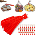 Miniatyrbilde 1 av 5: Pakke med 200 Mesh Fruktposer Gjenbrukbare Mesh Poser Handlenett Egg Nettpose Frukt Nettpose For Egg Nettposer, Frukt C