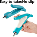 Miniatyrbilde 1 av 5: Kakedekorasjonspennsett - DIY Pastry Icing Piping Set (2 stk, Blå)