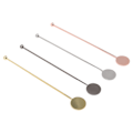 Miniatyrbillede 1 af 8: 4 stk. Rustfrit stål Cocktail Layering Stick Kaffe Drik Omrørere Stick til restauranter Mælk Te Shop