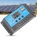 Pikkukuva 6 / 8: Aurinkolatausohjain LCD-kaksois USB PWM-kennopaneelin säädin, jossa kuorman automaattinen tunnistus 12V 24V10A