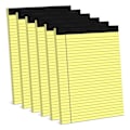 Miniatyrbillede 1 af 5: 6 stk. notesblokke 21,6 x 29,8 cm smalle linjerede skriveblokke