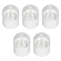 Miniatyrbild 1 av 8: 5 set Sminksvamp Förvaringslåda Dammtät hängrem Beauty Makeup Blender med case Vit