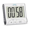 Miniatyrbilde 1 av 5: Kjøkkentimer, 24H Digital Magnetisk Elektronisk Kjøkkentimer Digital Timer med Lydalarm LCD-Skjerm Nedtellingstimer Magnetisk Stativ, Elektronisk Tim