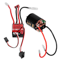 Pikkukuva 6 / 8: 540 Harjattu moottori 360A ESC T-pistokkeella, sopii tamiya 1/10 RC Car Model35T