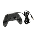 Miniatyrbillede 8 af 8: Kablet spilcontroller med dobbelt vibration, RGB gennemsigtig skal gamepad joystick til Xbox PC sort