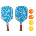 Miniatyrbillede 2 af 8: Fiberglas Overflade Pickleball Padler Honeycomb Kerne med 4 Bolde 1 Opbevaringspose Sports Konkurrenceudstyr