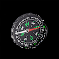 Pikkukuva 5 / 7: Ammattimainen Outdoor Camping Mini Survival Button -kompassi