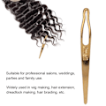 Miniatyrbillede 8 af 8: 2 stk Dreadlocks Hair Extension Hæklenål Værktøj til paryk Dreadlock fletning af hår guld