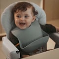 Miniatyrbillede 3 af 5: 2-pak silikone babyhagesmække BPA-fri, vandtætte og holdbare, justerbare silikone babyhagesmække til småbørn