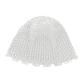 Miniatyrbillede 8 af 8: Fiskeri Landingsnet Udskiftning Transparent Hvid Sammenfoldelig Gummi 55cm Fiskenet til Angler