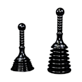 Miniatyrbild 5 av 5: Master Plunger: Kraftfull Toalettplunger för Snabb Avloppsrensning