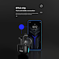 Pikkukuva 8 / 8: LP12 Langattomat Bluetooth 5.0 -kuulokkeet Kosketusohjaus Stereo -kuulokkeet Vedenpitävät Melunvaimennuskuulokkeet Sisäänrakennettu Mikrofoni