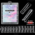 Miniatyrbild 1 av 5: 120 st/set Nagelsystem Snabbväxande Gel Duplicator Former Täckt Över Nagel Förlängning Klar Plast1
