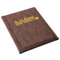 Miniatyrbillede 7 af 8: 250 lommer 10 sider World Coin Opbevaring Mappe Album Pengeopsamlingsholder Bog Brun