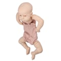Miniatyrbild 2 av 8: 20-tums återfödd docka kit verklighetstrogen mjuk touch vinyl återfödd babydocka kit med tygkropp