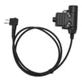 Mikrofon PTT Adapter PU Walkie Talkie Stik Egnet til GP88 GP300 GP3688 DEP450 EP450