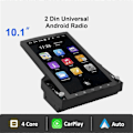 Miniatyrbild 1 av 5: 10,1 tums 2Din Universal Android-radio för pekskärm (A)
