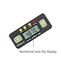 Miniatyrbild 3 av 5: Elektronisk Vattenpass, Digital Vinkelmätare Inclinometer, Med Display, Med Magnetisk Bas, Hög Noggrannhet, Med Läshållningsdisplay Och Flipfunktion. Svart