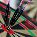 Miniatyrbild 2 av 5: 3PCS Professionell Dartset med Tungsten, Stålspets+Skaft+Vinge+Kropp & Förvaringsfodral -GSL FF Y ZD blå