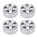 Miniatyrbilde 6 av 8: 4 stk 2,2 tommers metallfelger med bremseskive for Axial SCX10 90046 1/10 RC-bil
