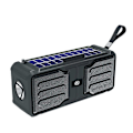Pikkukuva 1 / 5: Aurinkovoimalla toimiva Bluetooth-kaiutin stereokaiutin taskulampulla, musta
