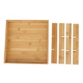 Miniatyrbilde 8 av 8: Snackserveringsbrett i bambus, malingsfri, trygt, miljøvennlig, delt serveringsbeholder for tørket frukt, 9 rom