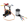 Miniatyrbild 8 av 8: Borstlös motor 3500KV Vattentät Snabb värmeavledning Överhettningsskydd RC-motor med 80A ESC för 1/8 1/10 RC