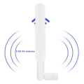 Miniatyrbilde 7 av 8: 2,4G/5G/5,8G Dual Band trådløs WiFi-antenne for ASUS-ruteren rundveisantenne (hvit)