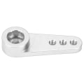 Miniatyrbilde 5 av 8: 21T Servoarm, liten bærbar CNC-maskinert aluminiumlegering 21T Servo Horn Arm RC Styrearm for MD922 MD933 Servoer Sølv