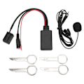 Miniatyrbillede 1 af 8: Trådløs Bluetooth AUX IN-adapter håndfri med mikrofon erstatning til Focus 2004 On‑Wards 6000CD