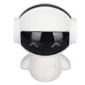 Miniatyrbilde 7 av 8: M10 Robot Smart Bluetooth-høyttaler Bærbar Mini Smart Robot-høyttalerstøtte Minnekort Avspilling AUX-inngang MP3-avspillingHvit