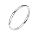 Miniatyrbillede 3 af 8: Moderne og elegant ring til kvinder i sølv, størrelse 10