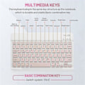 Miniatyrbilde 5 av 5: Bluetooth-tastatur med batteridrevet mus for Android C