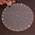 Miniatyrbild 3 av 4: 9,1 tums diameter cirkel akryl stämplingsblock, stämplingsverktyg
