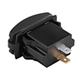 Miniatyrbilde 3 av 8: Vanntett 12-24V 3.1A Dobbel USB-port Bil Lader Socket Strømadapter med LED Blå