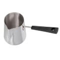 Miniatyrbilde 6 av 8: Tyrkisk kaffekanne 600 ml rustfritt stål blank overflate Høy temperaturbestandig Lett å rengjøre smørvarmer