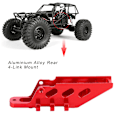 Miniatyrbilde 8 av 8: Aluminium Alloy Rear 4-Link Mount for AXIAL AX90056 Jeep Wrangler RC Crawler Part (Red)