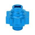 Miniatyrbild 3 av 8: RC Differential Locker Spool i aluminiumlegering för Tamiya 54649 TT 02 B T D 1/10 RC Bil Ersättning Blå