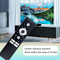 Miniatyrbilde 3 av 5: Erstatningsfjernkontroll for TV med stemmestyring for Smart TV-fjernkontroll