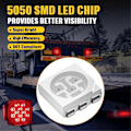 Miniatyrbillede 5 af 5: 12V Firkantet LED Trailer Lys Kit, IP68 Markeringslys til Nummerplade