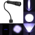 Miniatyrbillede 8 af 8: 2 i 1 USB genopladelig LED-lommelygte arbejdslys med magnetisk base til CNC fræsemaskine