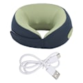 Miniatyrbild 1 av 8: Sladdlös nackmassager med hög elasticitet minnesskum bärbar Shiatsu nackmassager med värmefunktion blå