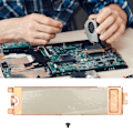 Pikkukuva 5 / 6: SSD-jäähdytyslevyn cover alumiiniseos SSD-jäähdytys Kestävä SSD-jäähdytyselementtikotelo Nvme M.2 NGFF SSD XPS:lle 15 9500 9510 9520
