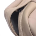 Miniatyrbilde 4 av 4: Mikrofiber Skinn Fører / Passasjerside Sete Armlene Håndtak Deksel Trim For Honda Crv 2010 2011 2012 2013 2014 2015 2016 2017 Zekai Beige par