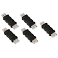 Miniatyrbild 4 av 8: 5 st 5 Gbps USB 3.0 A hane till USB 3.0 A hona Adapter Converter