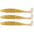 Miniatyrbild 1 av 8: AR36 3PCS T Tail Soft Worm Artificiellt bete 140mm 17g Lures Fiskeredskap Tillbehör Guld