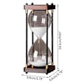Miniatyrbillede 3 af 5: Stort Timeglas 60 Minutter, Timeglas, Regnbueglas Timeglas, Gave Timeglas, kompatibel med Hjem, Skrivebord,