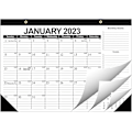 Miniatyrbillede 1 af 5: 2023-2024 Skrivebords Kalender, 18 Måneder Skrivebords Kalender/Vægkalender Combo, 17\" x 12\", Januar 2023-Juni 2024, Fremhæv Helligdage, Planlægningskalender, Tyk P