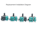 Miniatyrbillede 5 af 5: 3D Analog Stick Mini Switch Sensormodul til